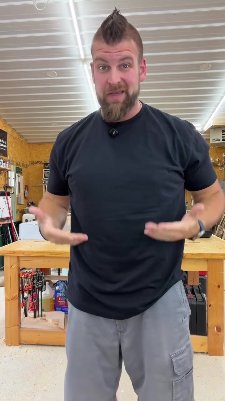 Bigger man in a fitted black Patriot Crew tee